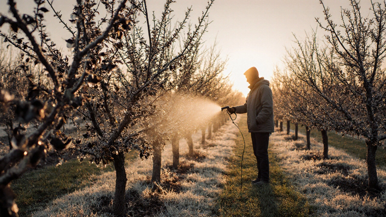 Чем опрыскать плодовые деревья после заморозков: безопасные и эффективные средства