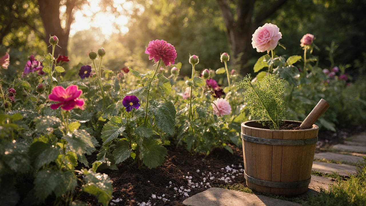Чем подкормить садовые цветы для обильного цветения: лучшие удобрения и когда их применять