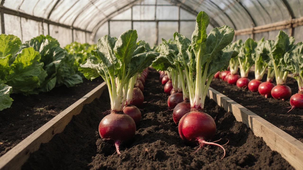 Что можно сажать со свеклой на одной грядке в теплице