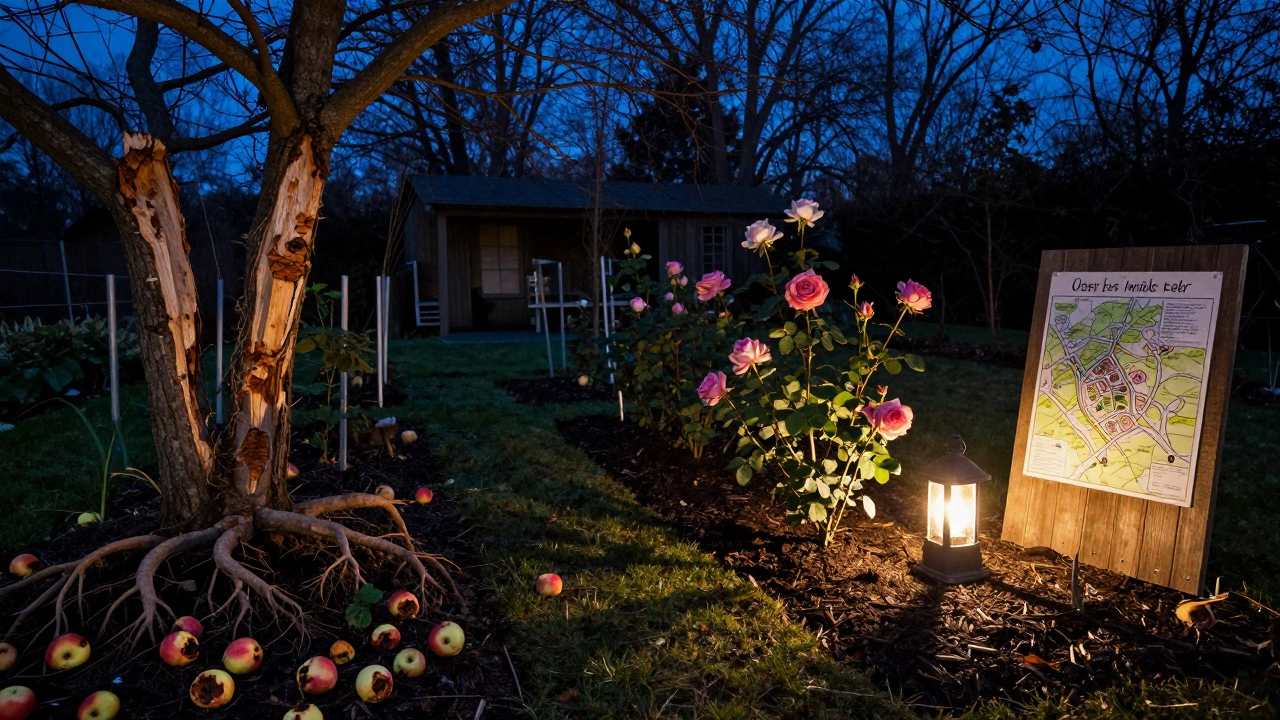 Сравнение запущенного и подготовленного сада к зиме: разница в уходе.