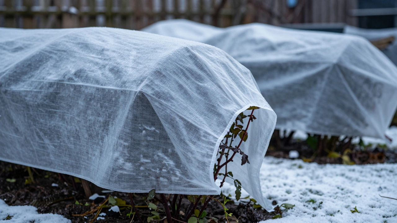 Как долго можно держать растения накрытыми во время мороза?