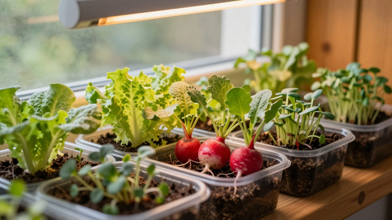 Быстрые овощи: что вырастить за 2 месяца дома в феврале