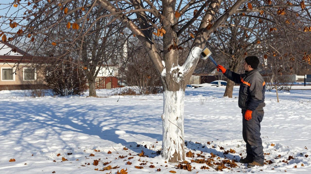 Чем обработать дерево в мороз: надежные способы защиты от зимних заморозков