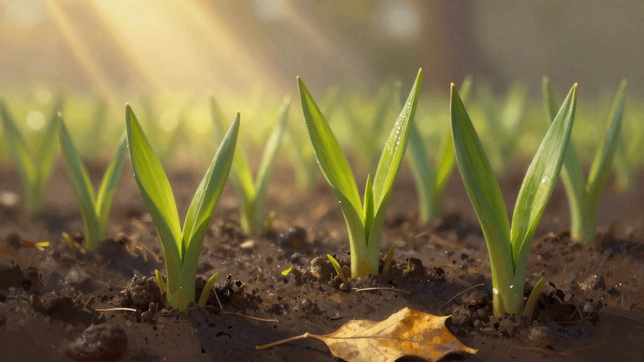 Новые зеленые побеги растения после лечения